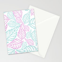 Leaves Pattern Stationery Card