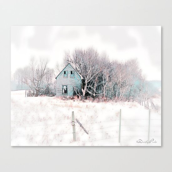 Tattered Curtains Canvas Print
