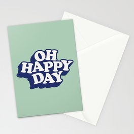 Oh Happy Day Stationery Card