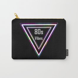 Totally Triangular 80s Vibes Carry-All Pouch