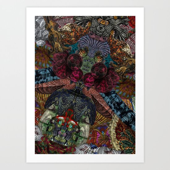 Psychedelic Botanical 14 Art Print