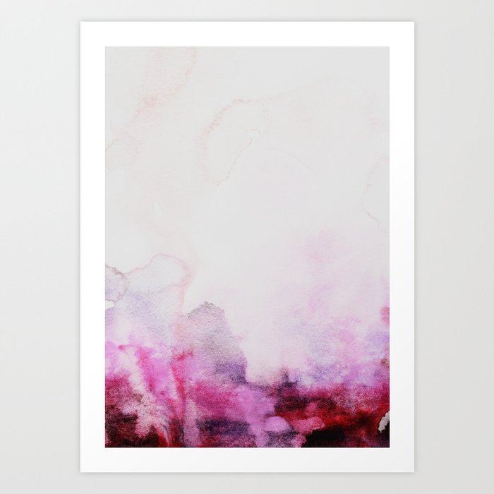 Abstract Red Art Print