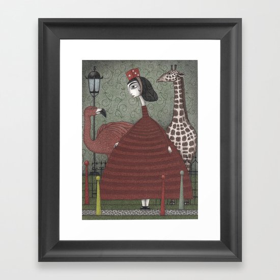 Sunday Excursion to the Zoo Framed Art Print