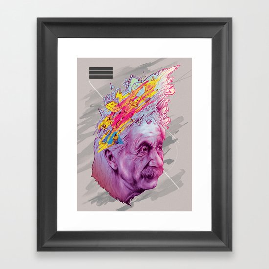 Mr. Einstein Framed Art Print
