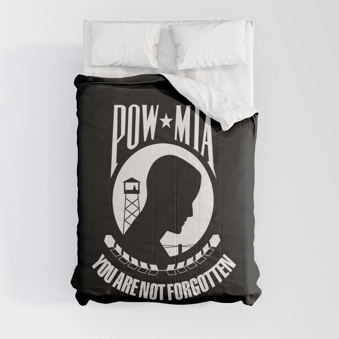 POW MIA - Prisoner of War - Missing in Action flag Comforter