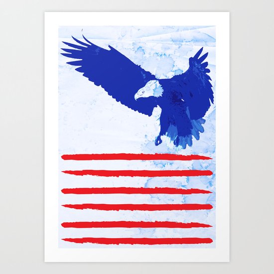 Flying The Flag Art Print