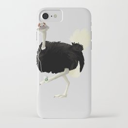 Coffee Ostrich iPhone Case