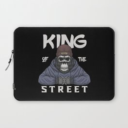 Skull Gorilla King Of The Street Urban Gangsta Laptop Sleeve