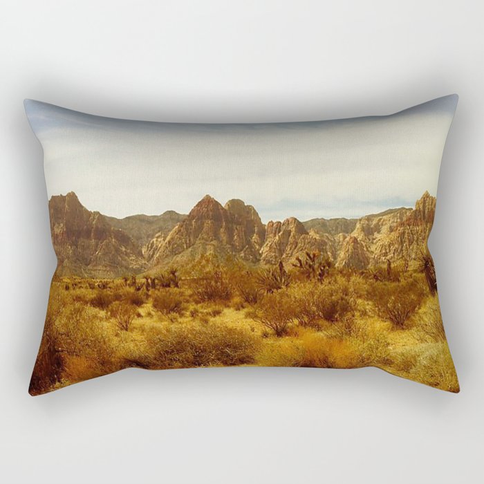 Desert Red Rectangular Pillow