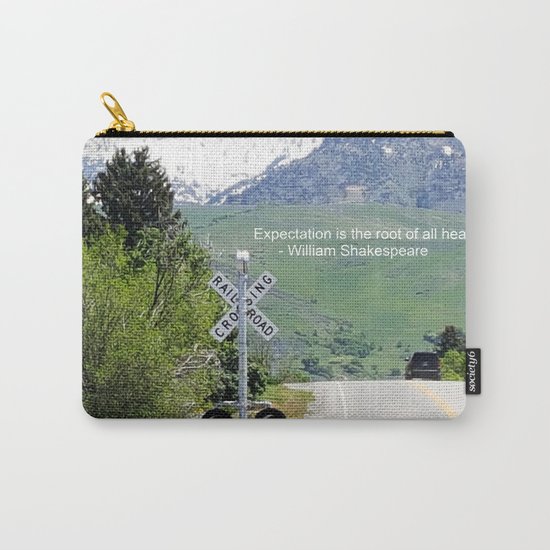 Shakespeare Expectation Quote Carry-All Pouch