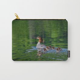 Merganser Duck Family Carry-All Pouch