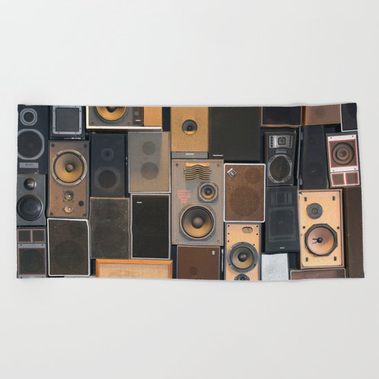 Audio Equipment Beach Towel