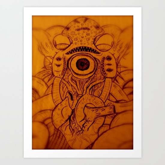 XARAXIN- Cosmic Terror Art Print