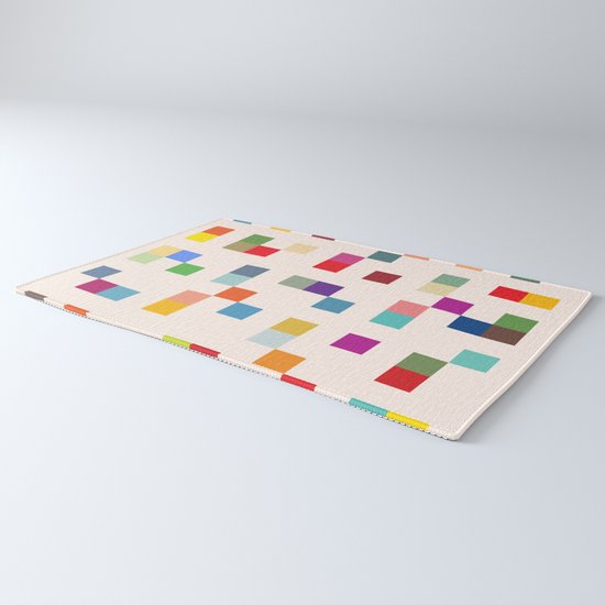 Abstract Retro Video Game Rug By Alphaomega Society6