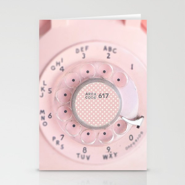 Area Code 617 Boston  Stationery Cards