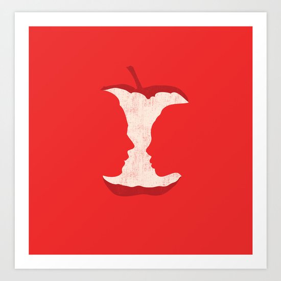 The apple of my eye Art Print