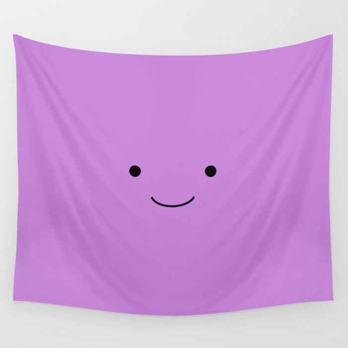 Happy 2 lilac Wall Tapestry