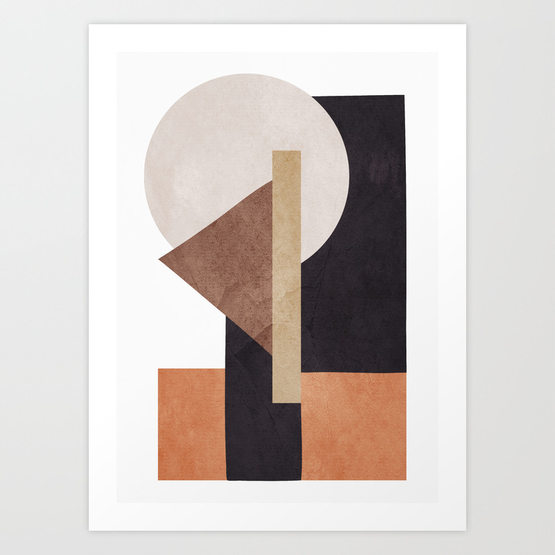 Abstract Geometric Art 10 Art Print By Cityart7 Society6
