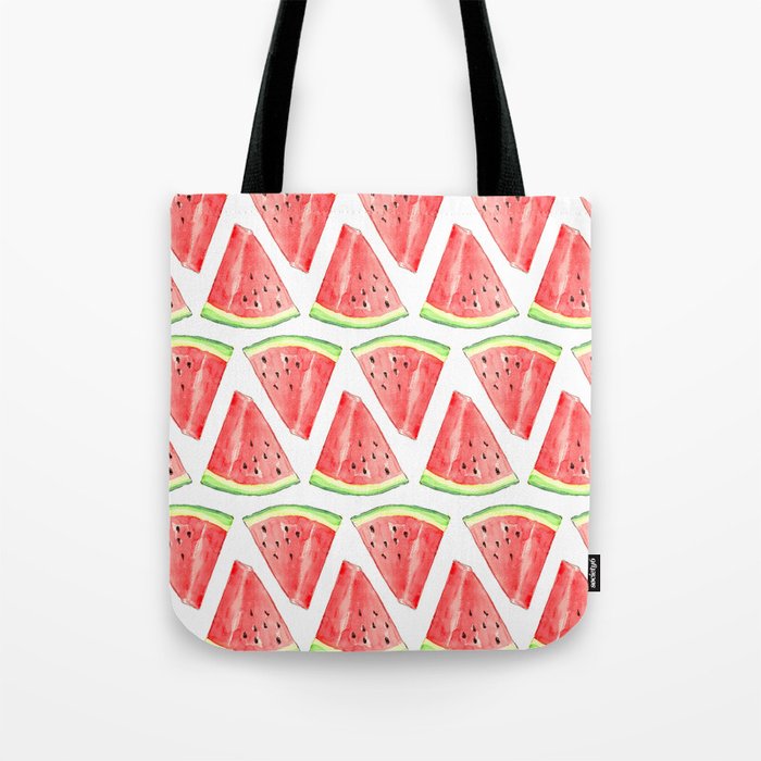 Watermelon Red Piece Tote Bag