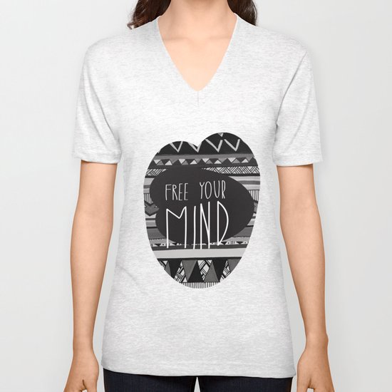FREE YOUR MIND Unisex V-Neck