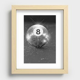 Disco Ball 8 Recessed Framed Print
