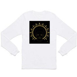 JESUS in gold ink CLOTHING Long Sleeve T-shirt