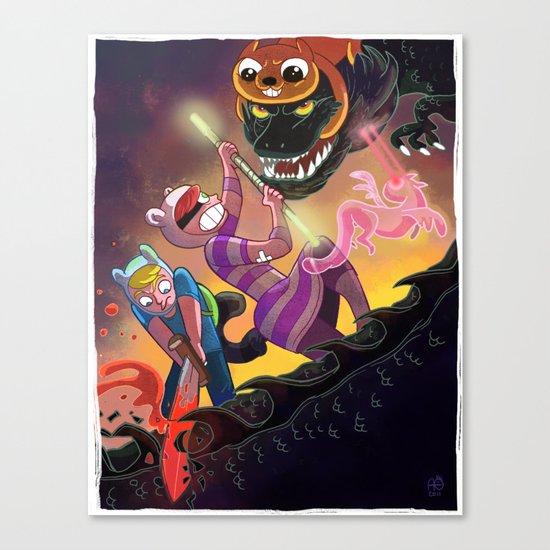 Epic Fan Art Battle Canvas Print