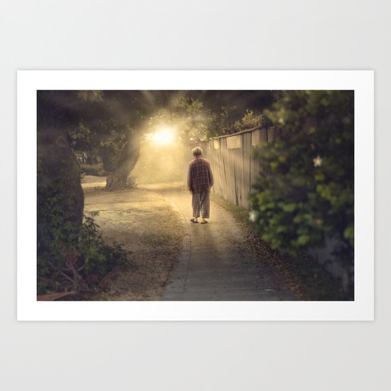 "It's time," he said. Art Print