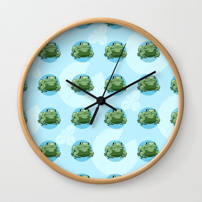 Chonk Frog Wall Clock
