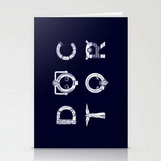 DOCTOR (Letters) Stationery Cards