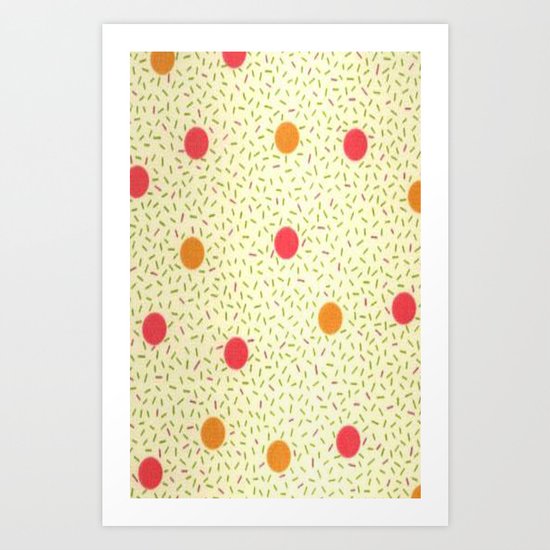 Sprinkles & Dots Art Print