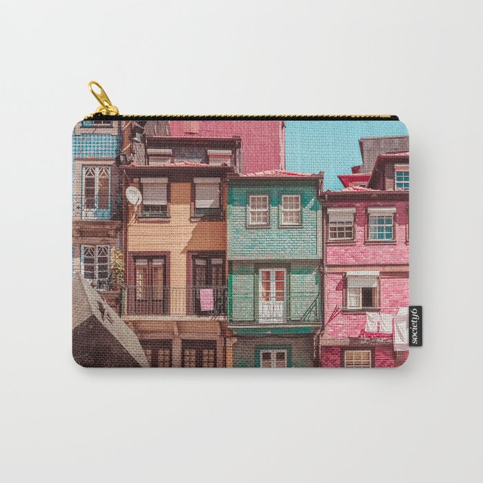 Messy houses in Porto Carry-All Pouch