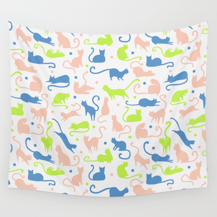 cats, cats and other cats Wall Tapestry