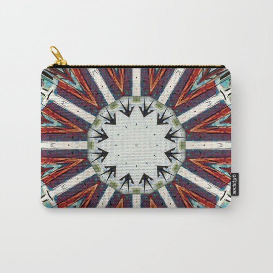 Earth Tones Abstract Carry-All Pouch