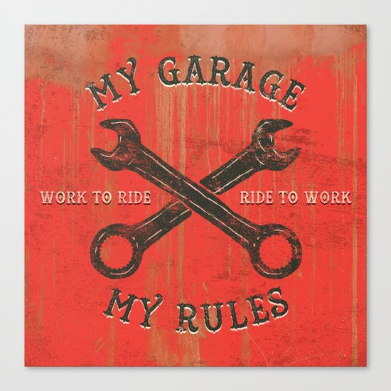 My garage Canvas Print