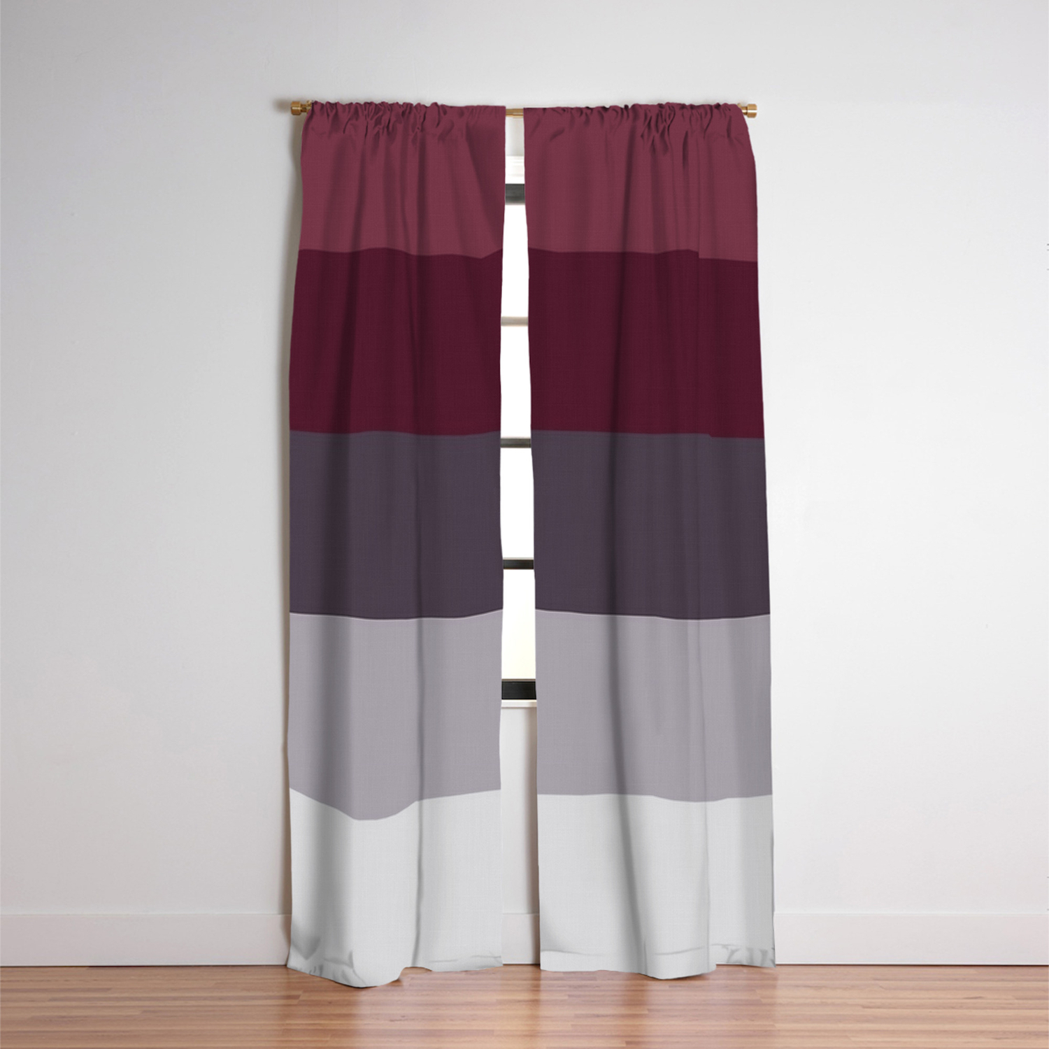 Scandinavian Moody Winter Fashion Dark Red Plum Burgundy Grey