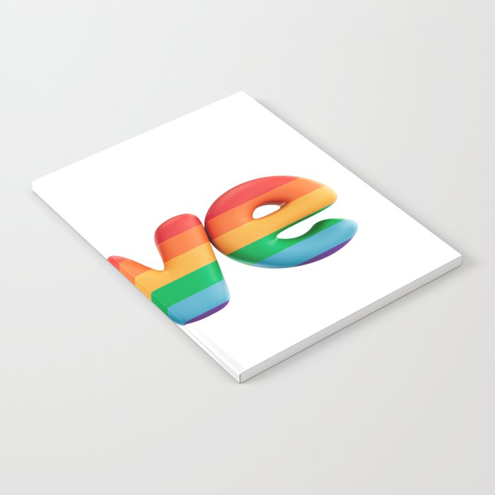Love is Love | Rainbow Gay Pride Notebook