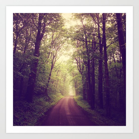 The Sound of Fog Coming Down Art Print
