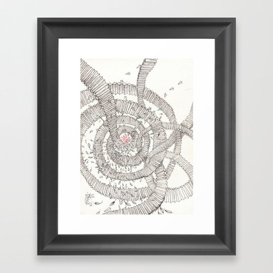 Santa is coming!!! Framed Art Print