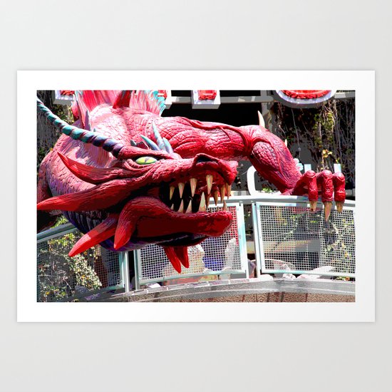 Fire Breather Art Print