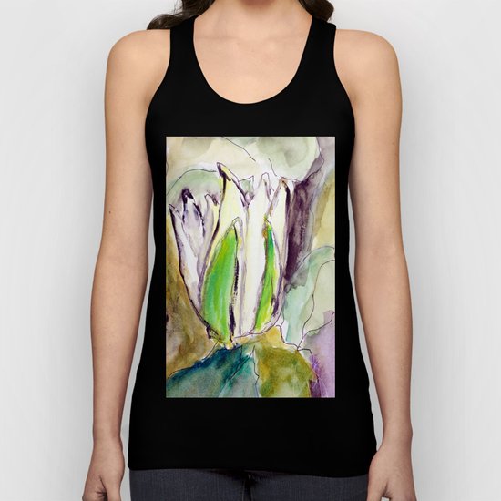 water lilies Unisex Tank Top