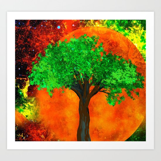 THE FOREVER TREE Art Print