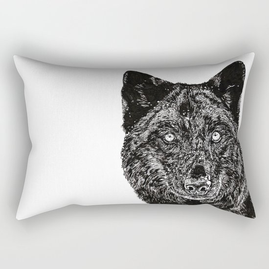 Wolf Rectangular Pillow