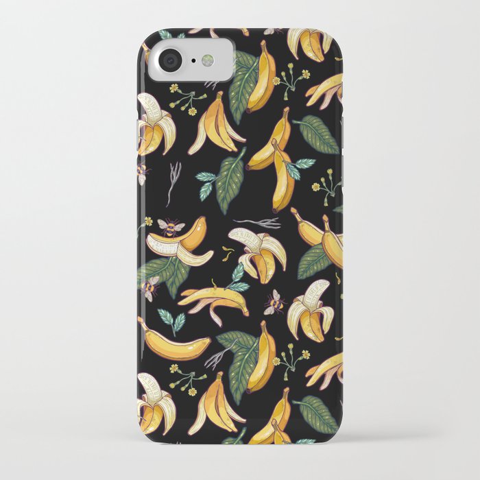 Banana pattern iPhone Case