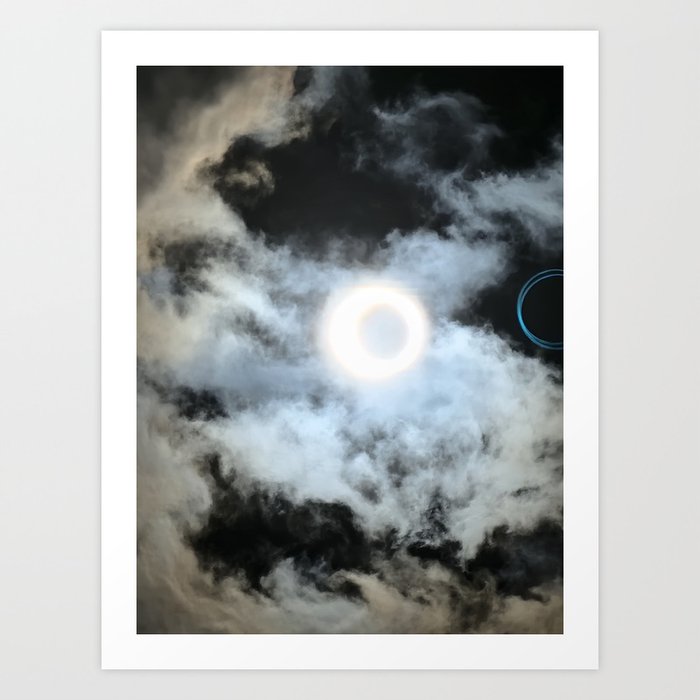 Solar Eclipse 2023 Art Print