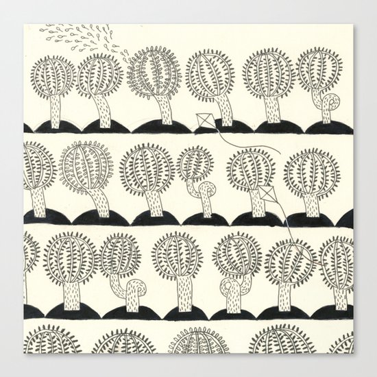 Magic trees Canvas Print