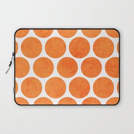 orange polka dots Laptop Sleeve