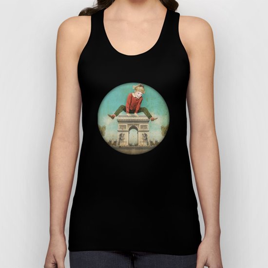 Parisian leapfrog Unisex Tank Top