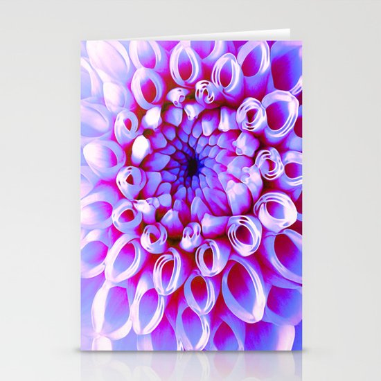 Electric Dahlia Stationery Cards