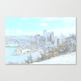 Downtown Pittsburgh 1 Canvas Print